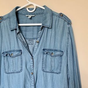 Denim Long Sleeve Dress